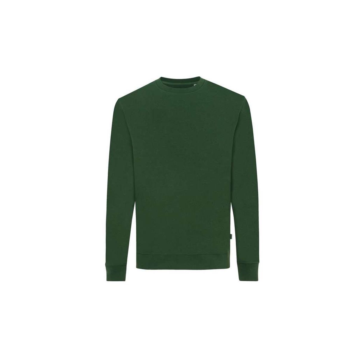 Iqoniq Zion Crew Neck Sweatshirt i Genanvendt Bomuld, Forest Green