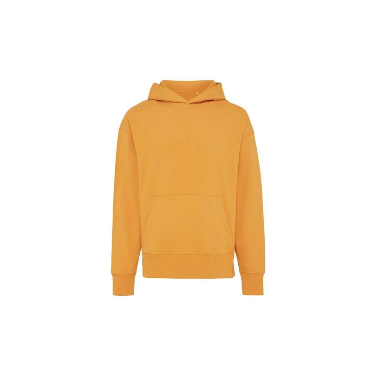 Iqoniq Yoho Afslappet Hoodie i Genanvendt Bomuld, Sundial Orange