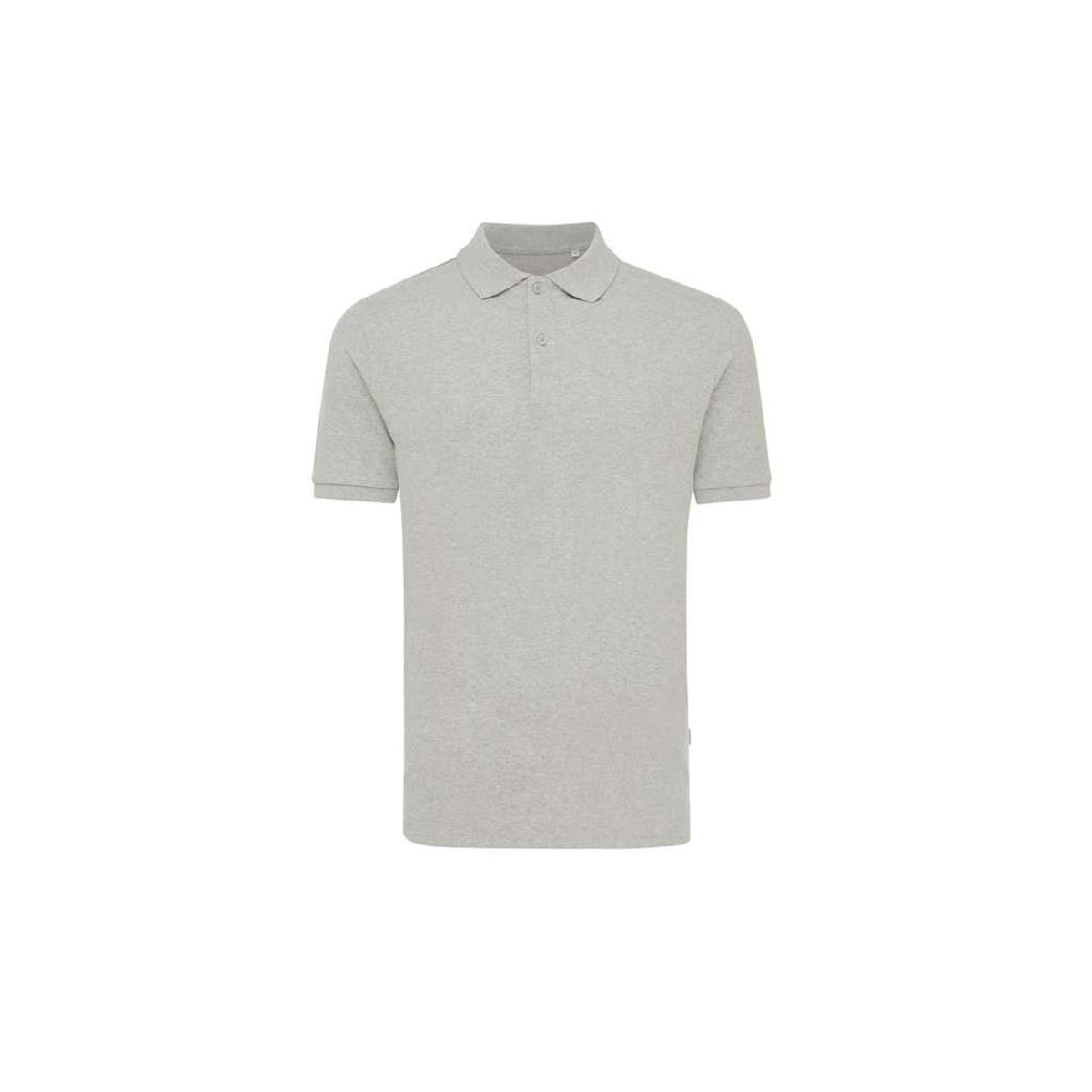 Iqoniq Yosemite Polo Pique i Genanvendt Bomuld, Heather Grey