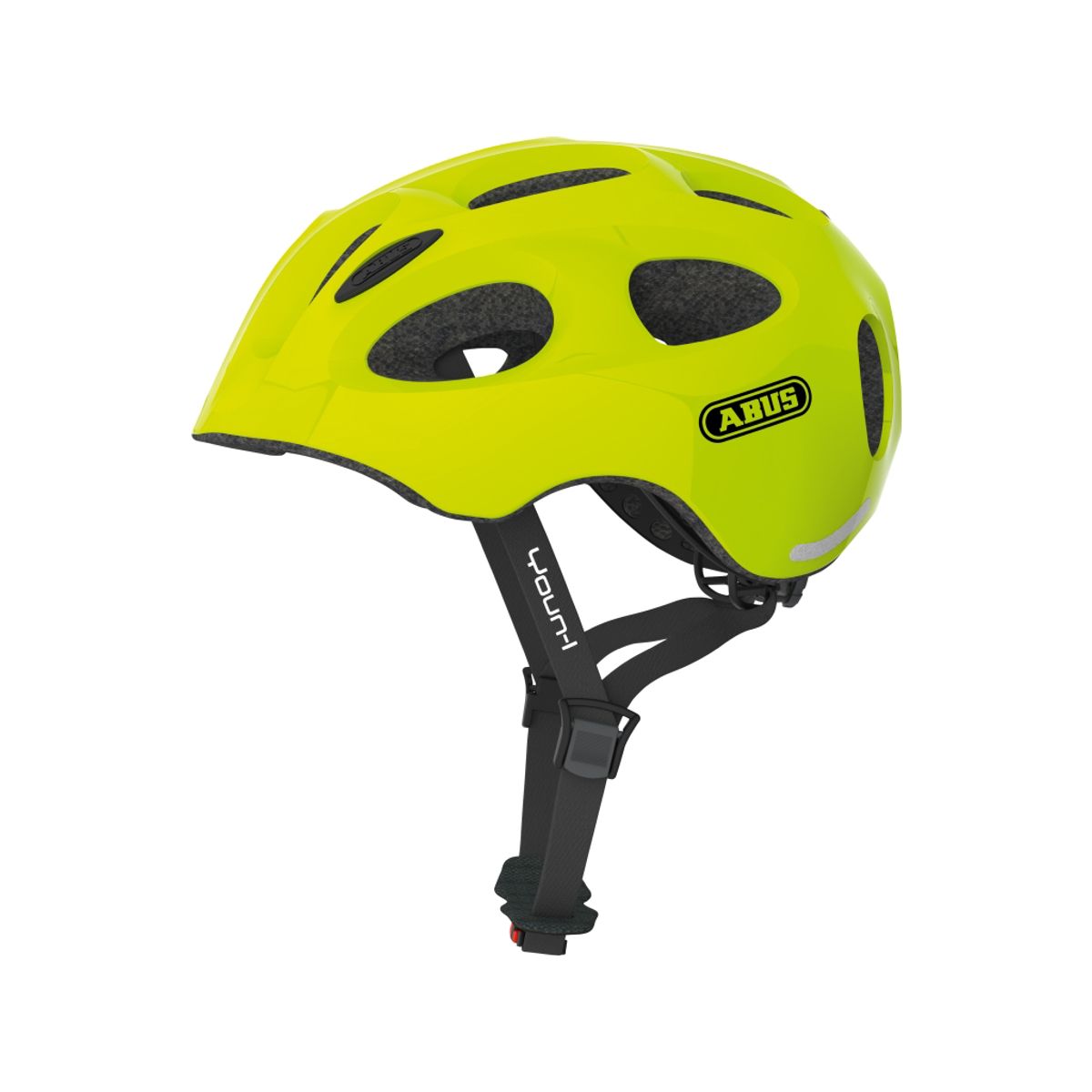 Abus Youn-I - Cykelhjelm - Neon Gul - Str. 52-58cm