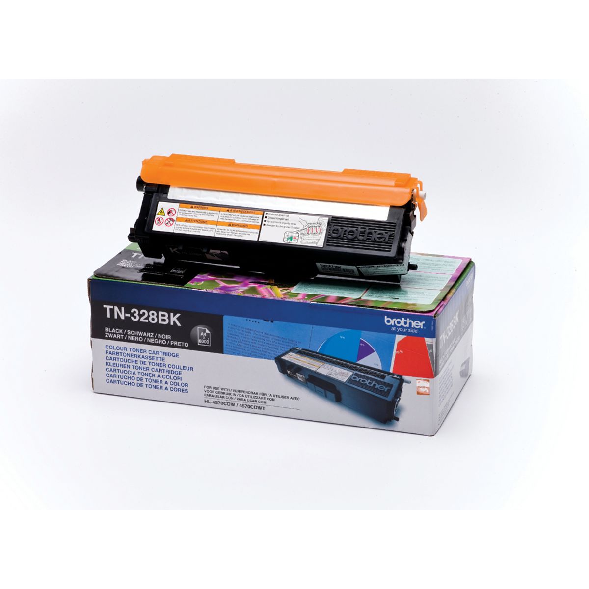 Brother Toner Tn-328bk Sort