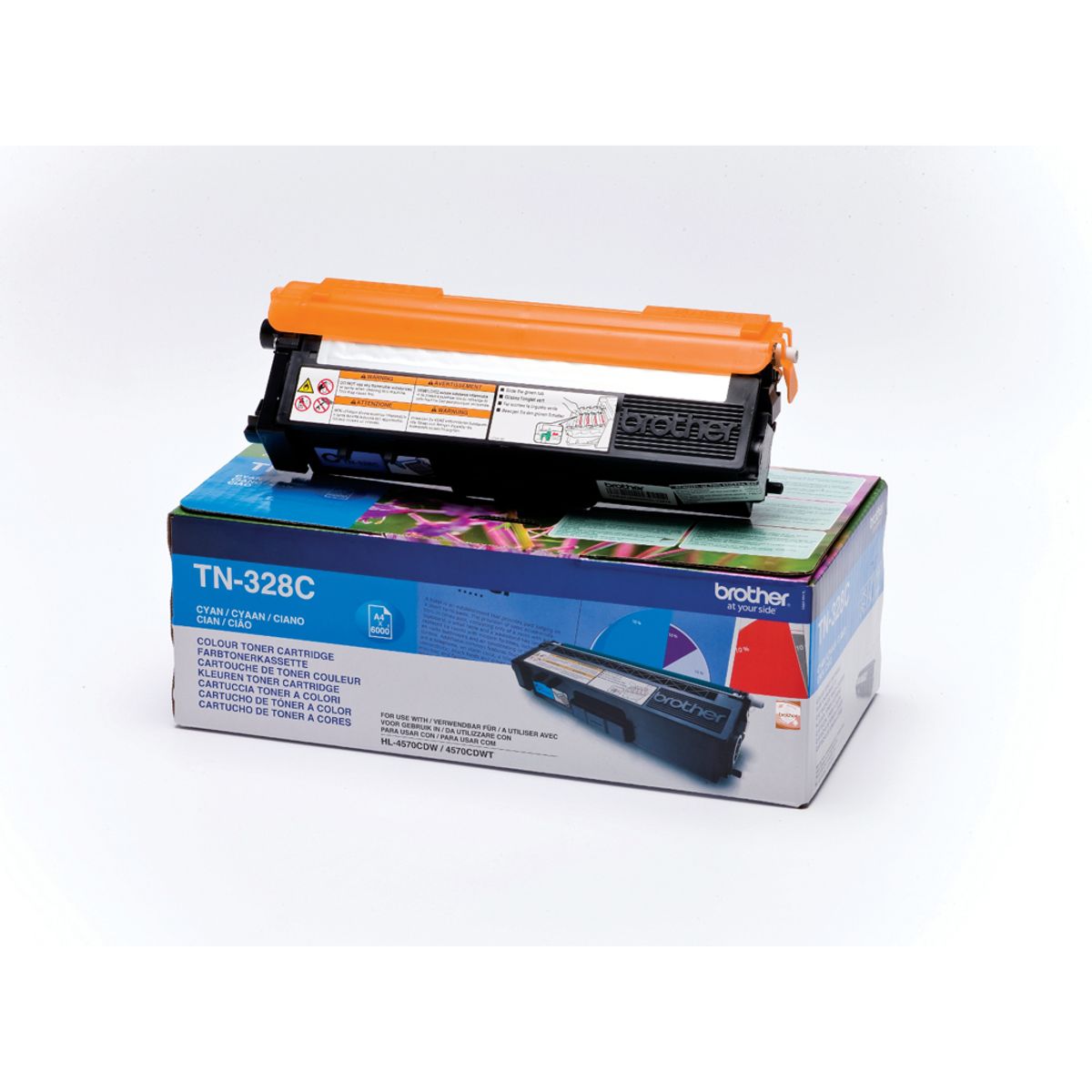 Brother Toner Tn-328c Cyan