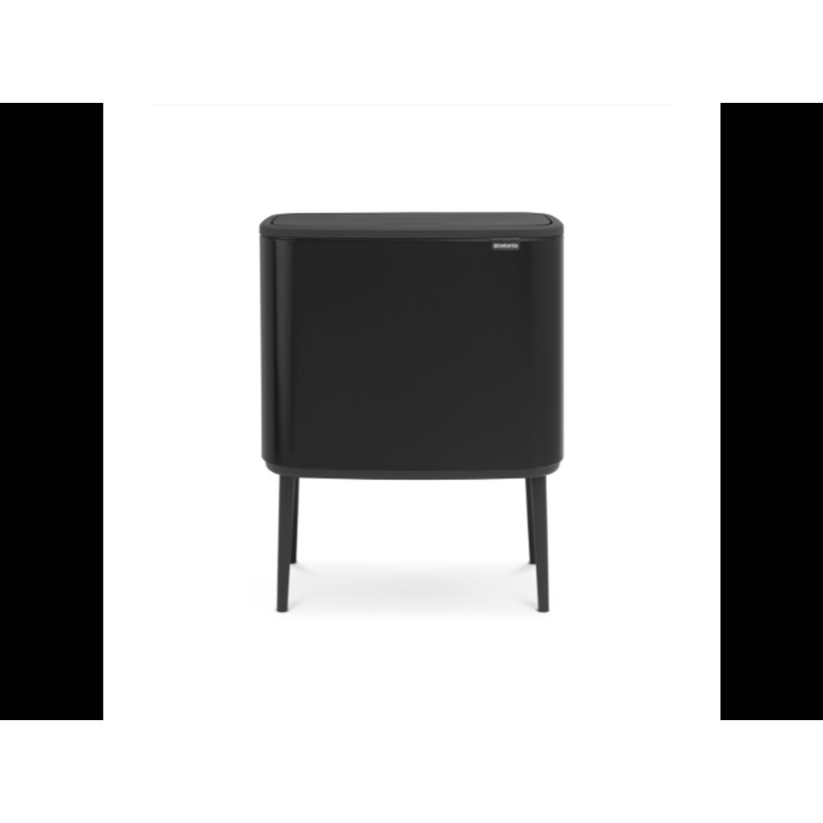 Brabantia Affaldsspand med låg | Bo Touch Bin | 3 x 11 Liter | Sort