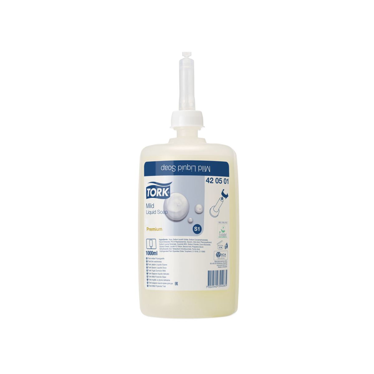 Sæbe Tork S1 420501 Mild 6x1 Liter