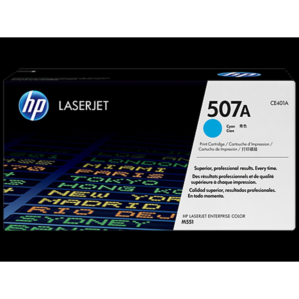 HP 507a Toner Ce401a Cyan