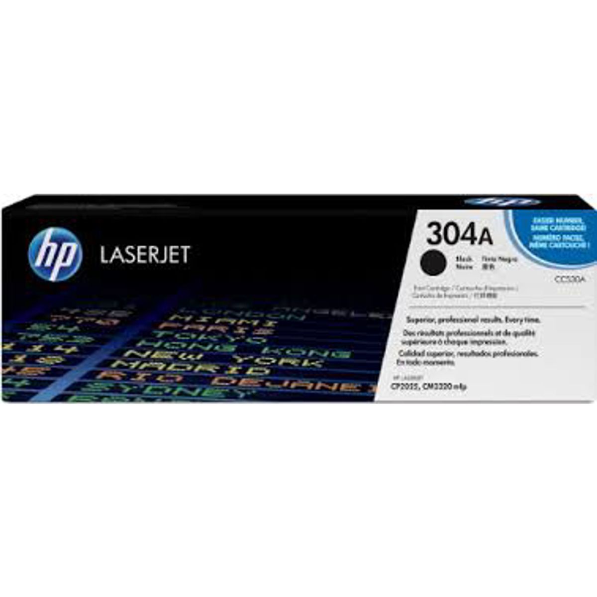 HP 304a Toner Cc530a Sort