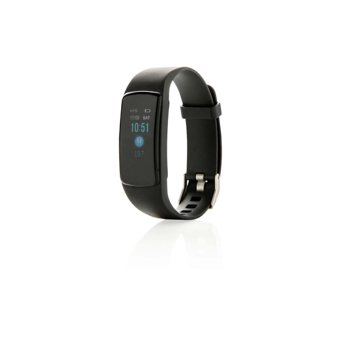 Stay Fit Activity Tracker med Puls Måler, Sort