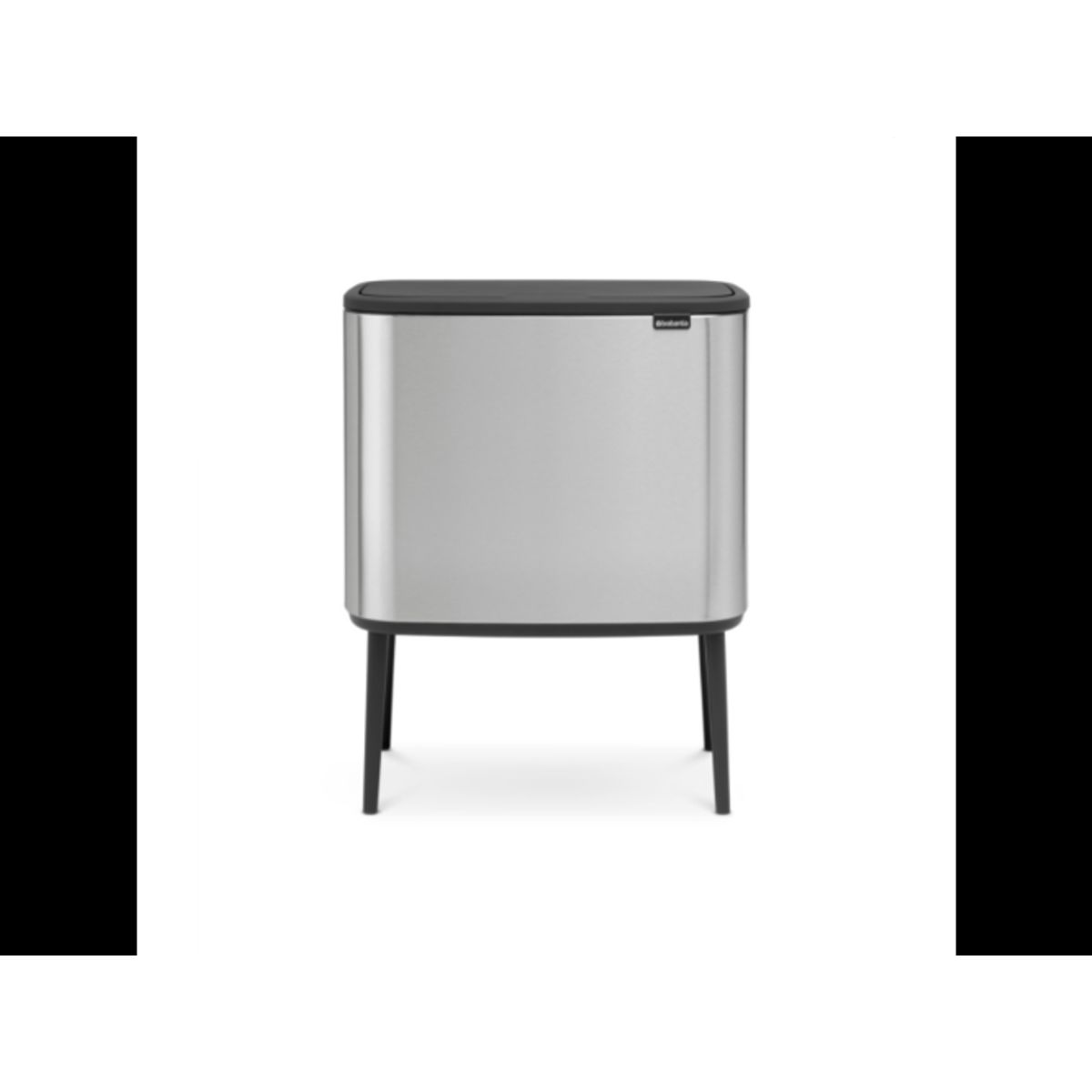 Brabantia Affaldsspand med låg | Bo Touch Bin | 3 x 11 Liter | Mat Stål