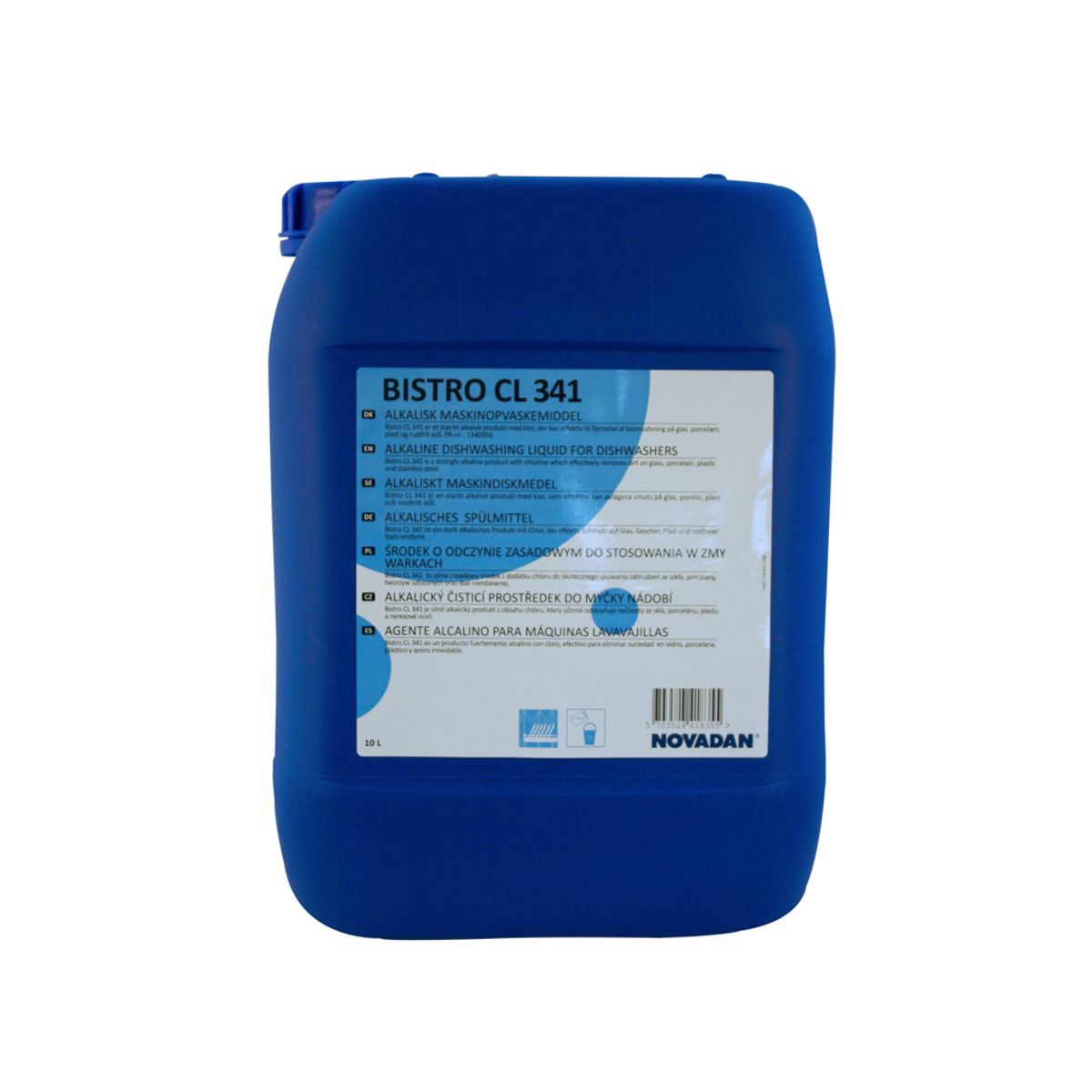 Maskinopvask Bistro 341 M/klor 10 Liter