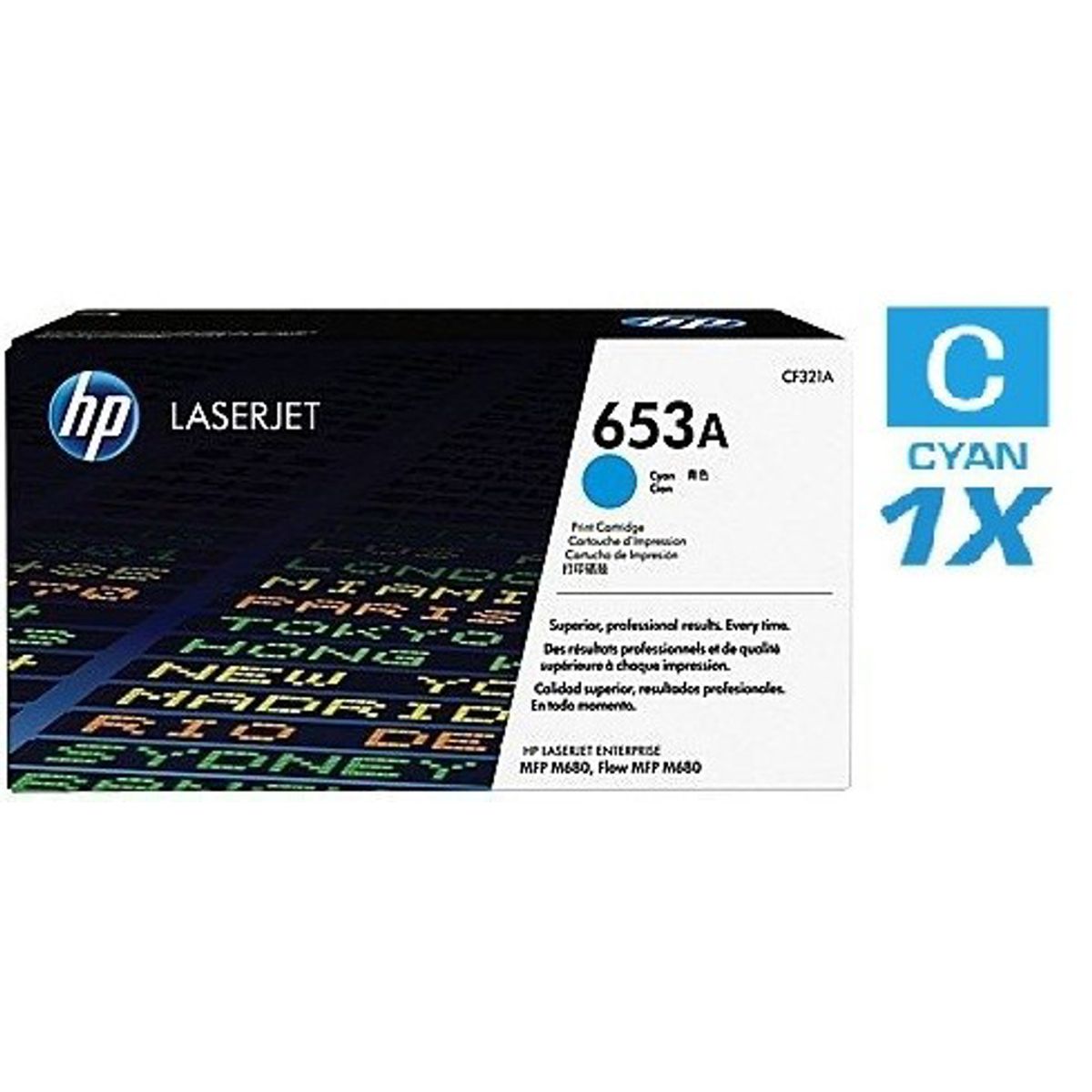 HP 653a Toner Cf321a Cyan