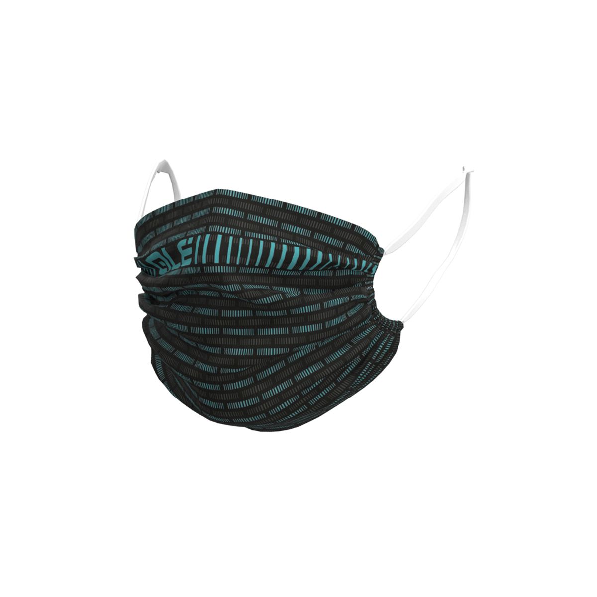 Alé Mascherina - Mundbind - Sort/Turquoise - One Size