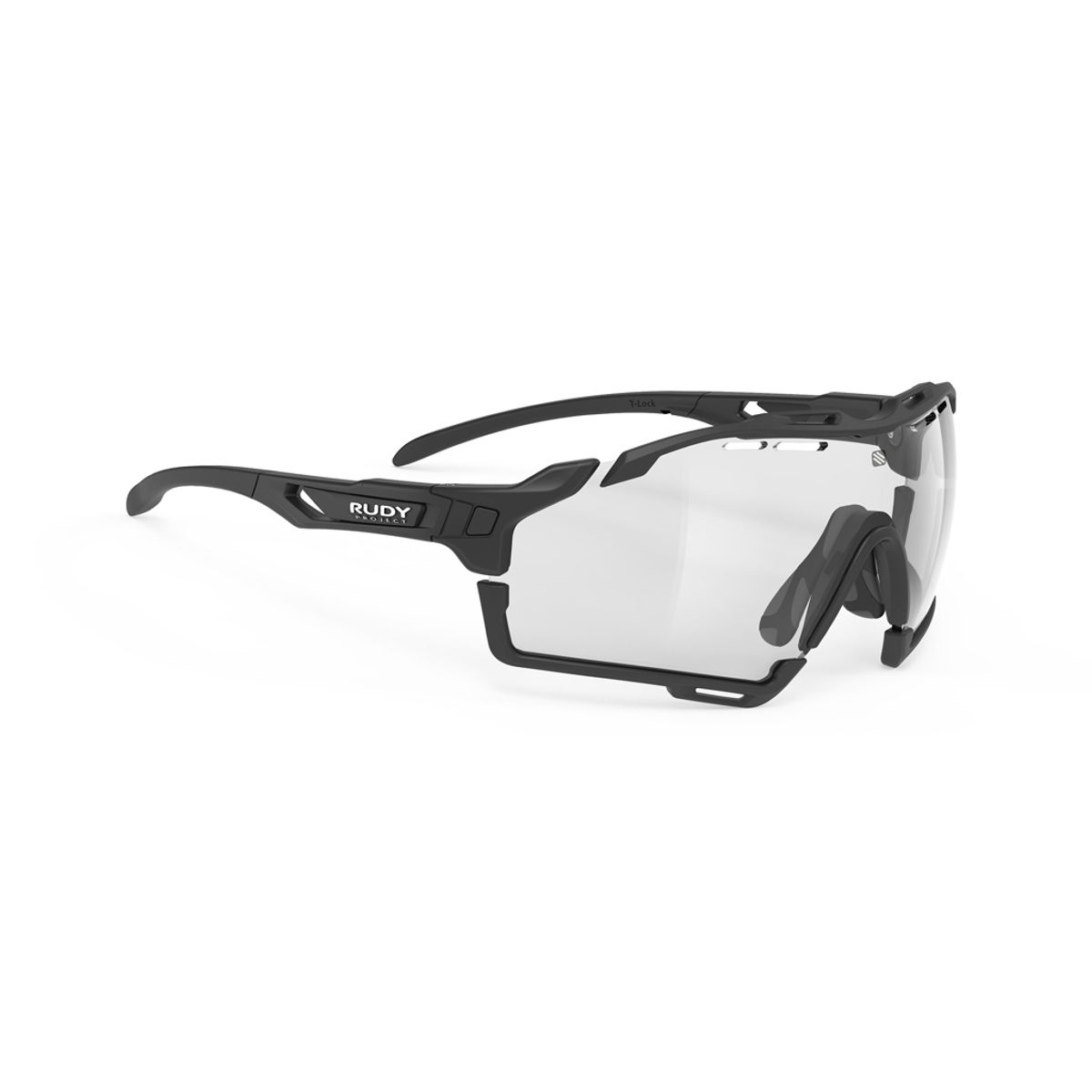 Rudy Project Cutline - Løbe- og cykelbrille - Fotokromisk 2 black linser - Mat sort