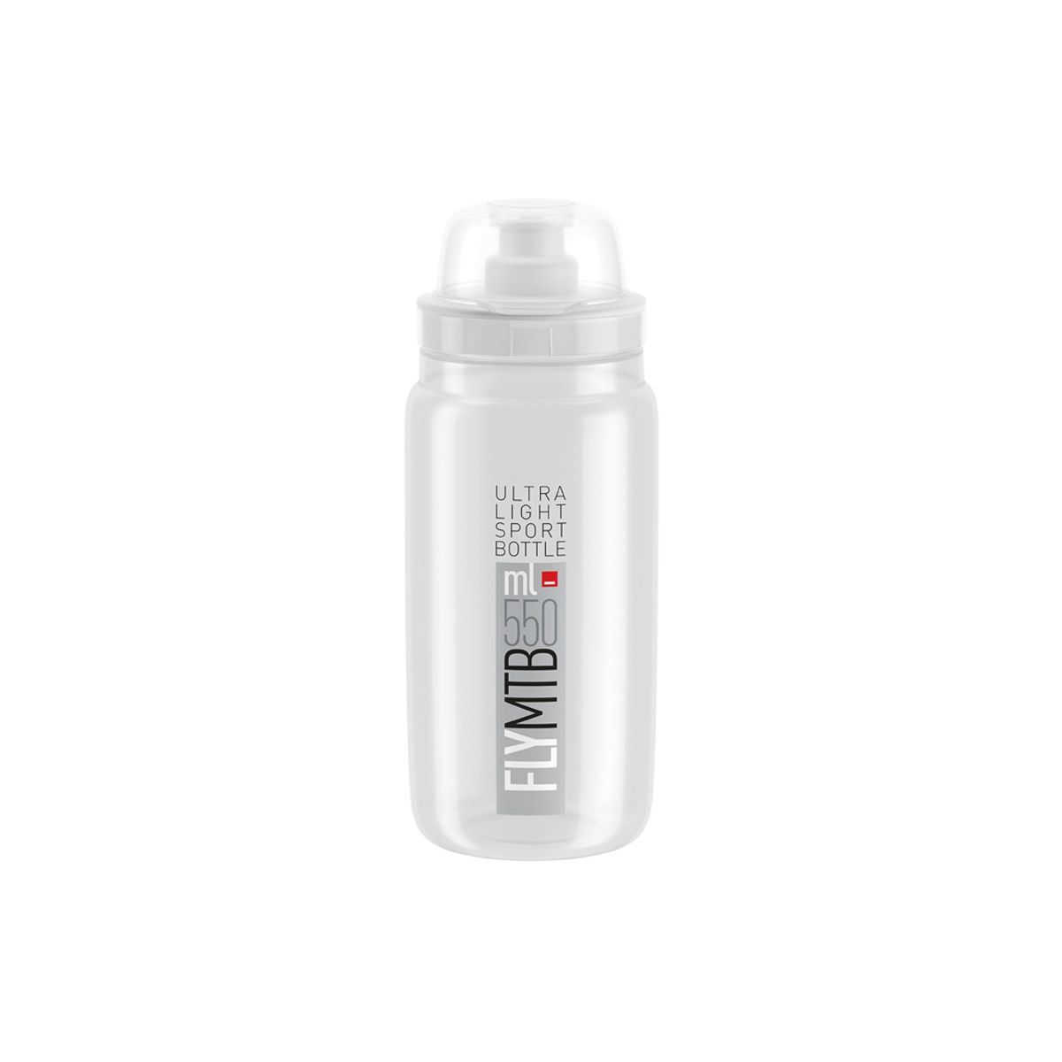 Elite Fly MTB - Drikkedunk 550ml - 100% Biologisk nedbrydelig - Klar med Grå logo