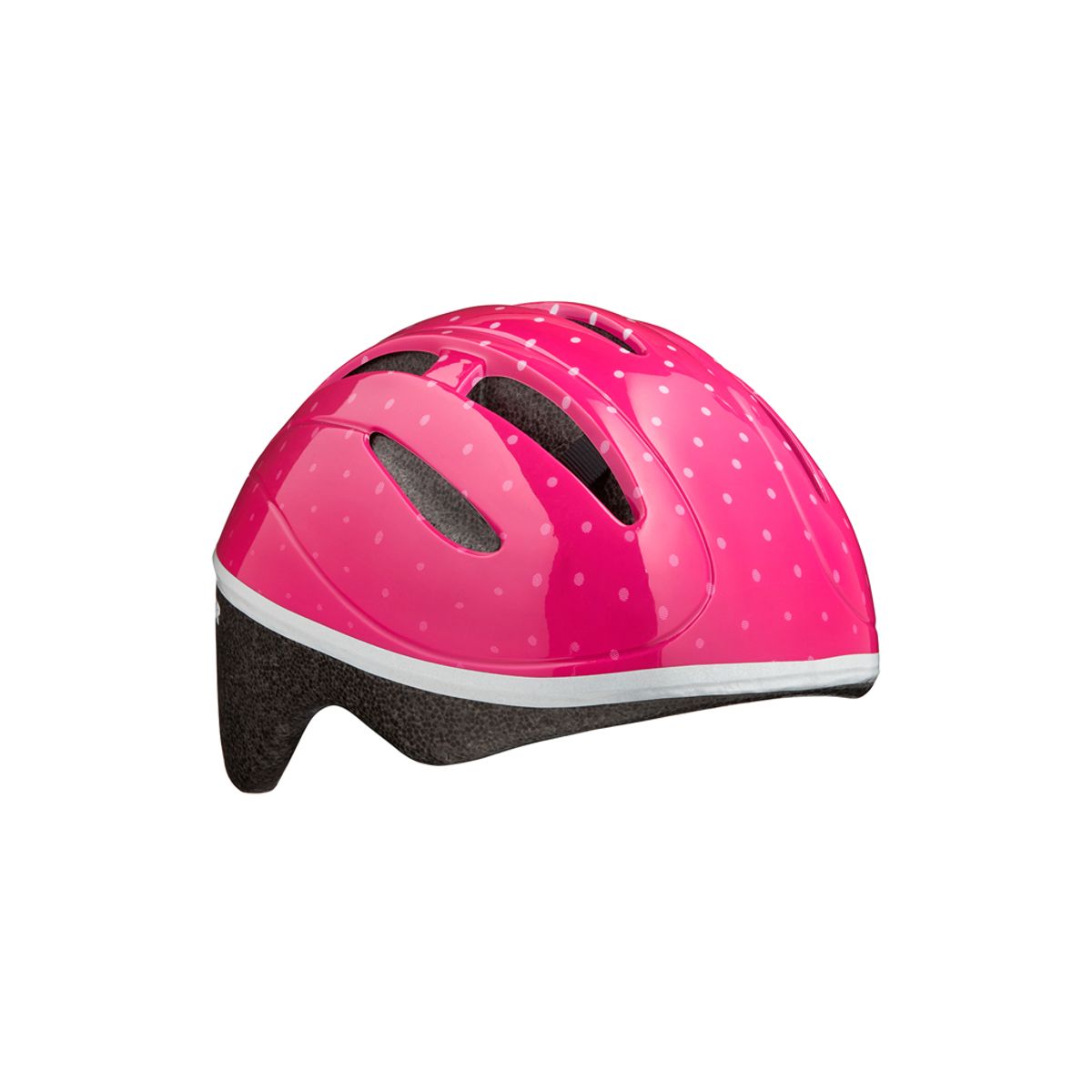 Lazer Bob - Cykelhjelm Barn - Str. 46-52 cm - Pink dots