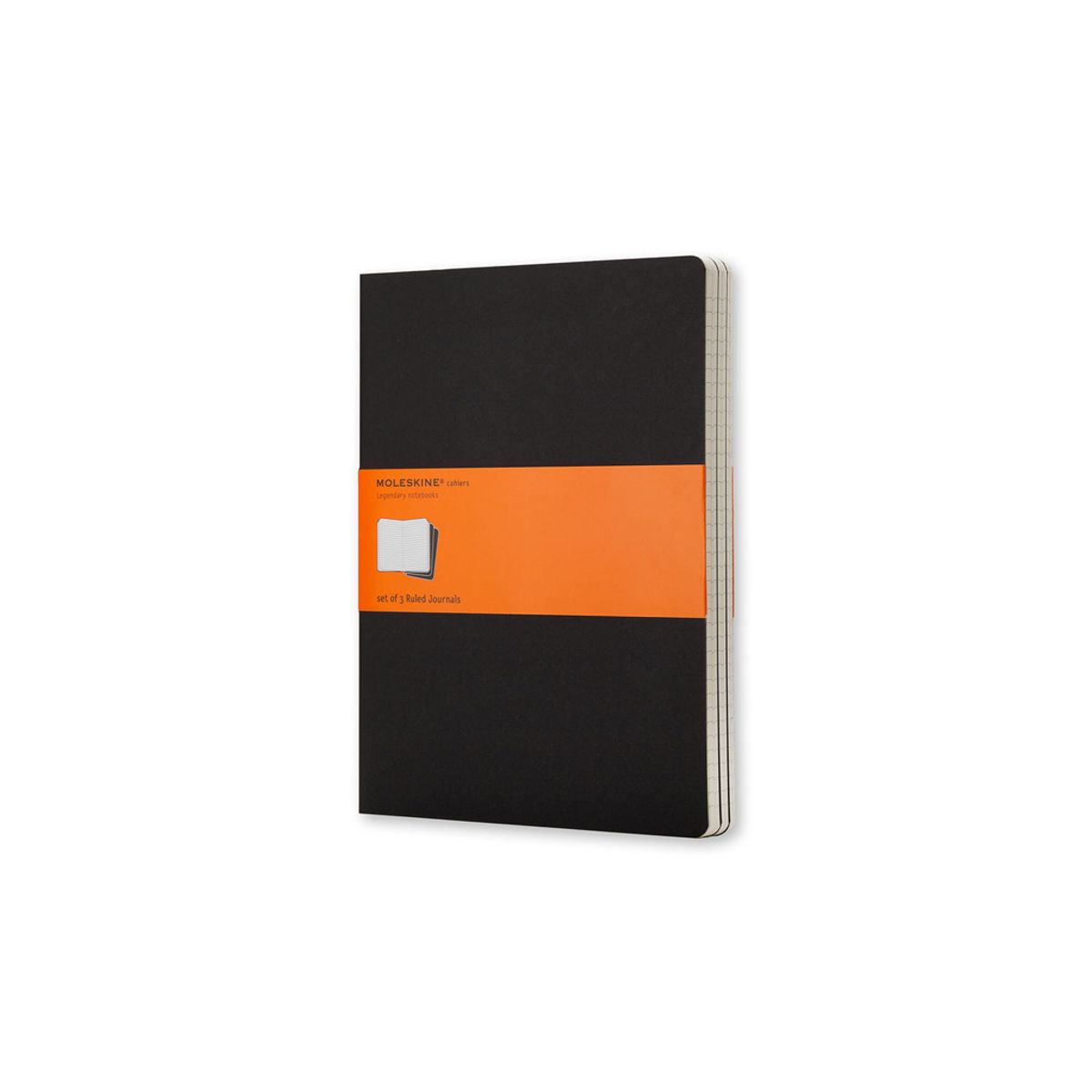 Notesbog Moleskine | Cahier Journal | Linjeret | XL | 3 stk.