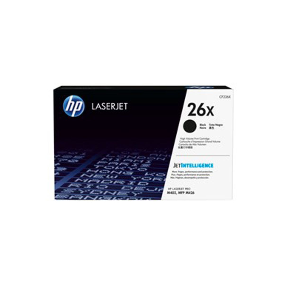 HP 26X Toner Cf226x Sort