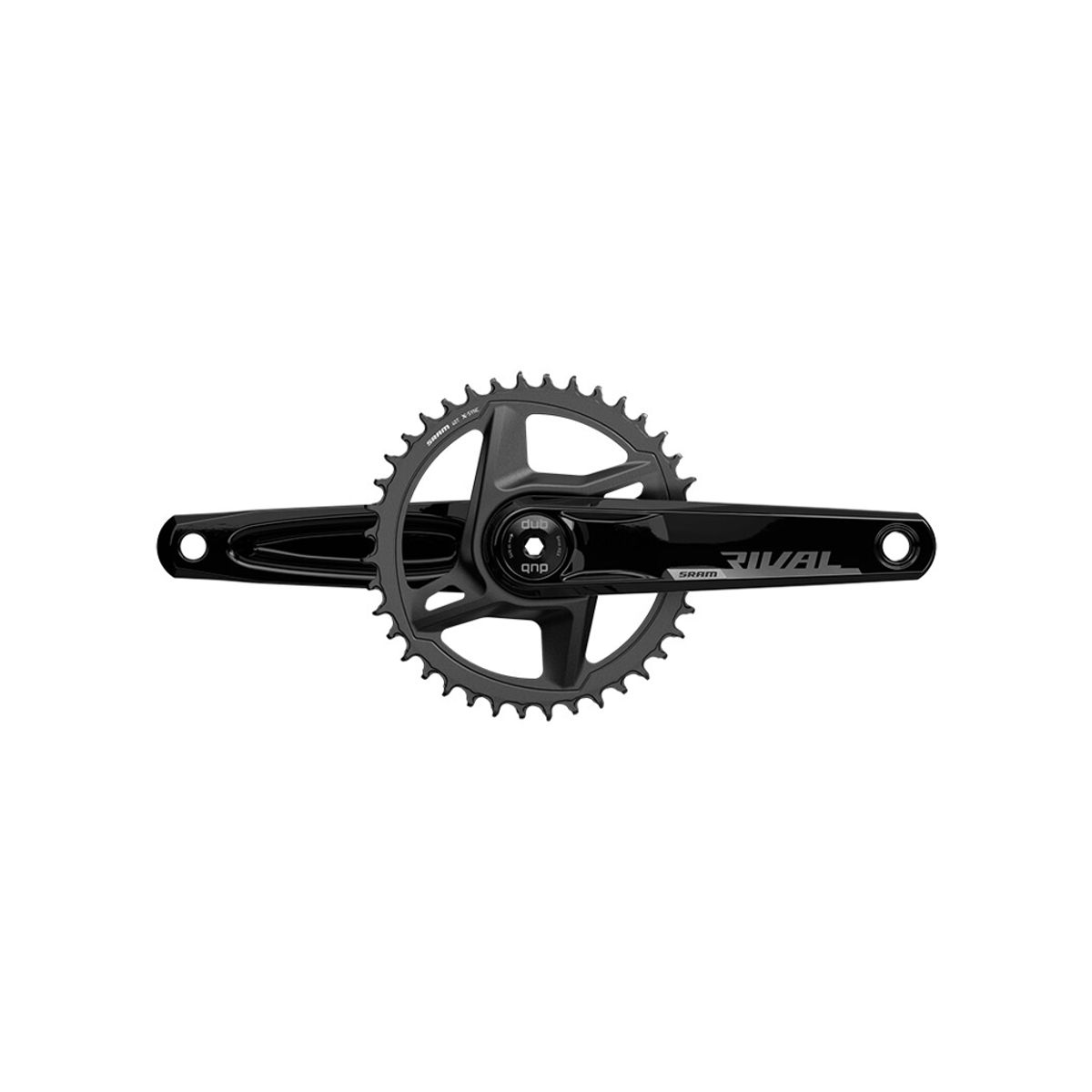 Sram Rival AXS 1 - Kranksæt DUB Wide - 46 tands - 172,5mm arme