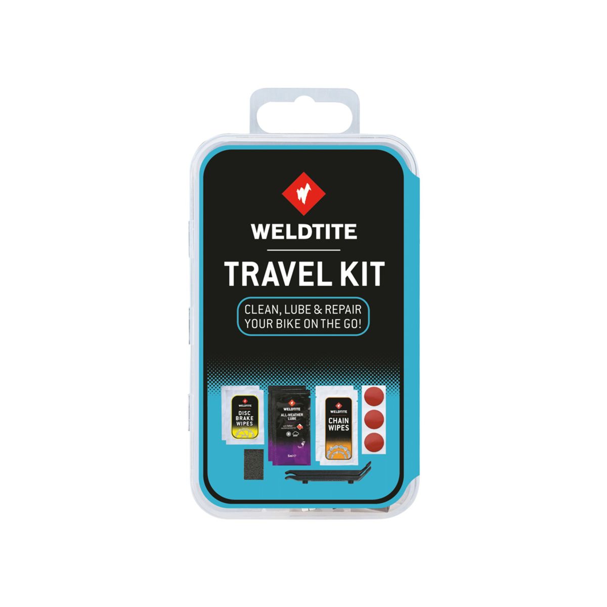 Weldtite SOS Travel Kit - Rejselappegrej - 12 dele