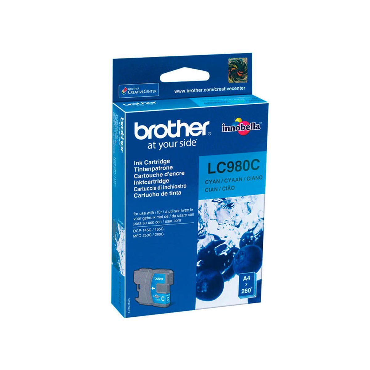 Brother Blæk Lc980c Cyan