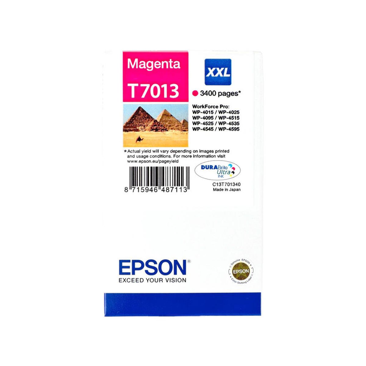 Epson Blækpatron T7013 Magenta XXL