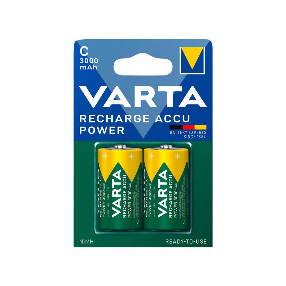 Batteri Varta Longlife Power C 2 stk