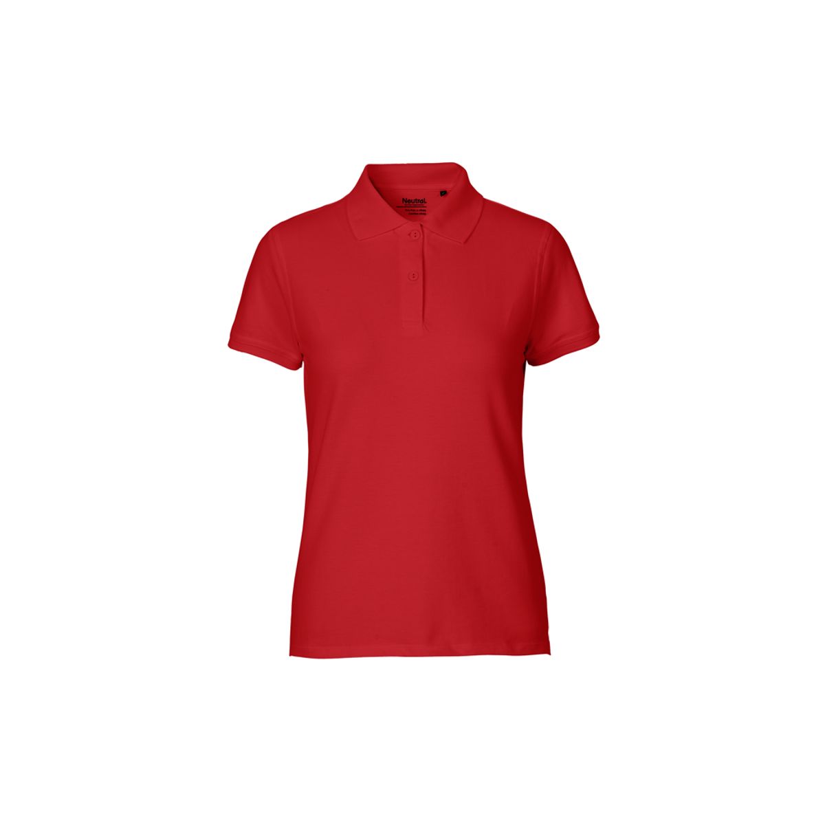 Dame Classic Polo Neutral O22980 str. L rød