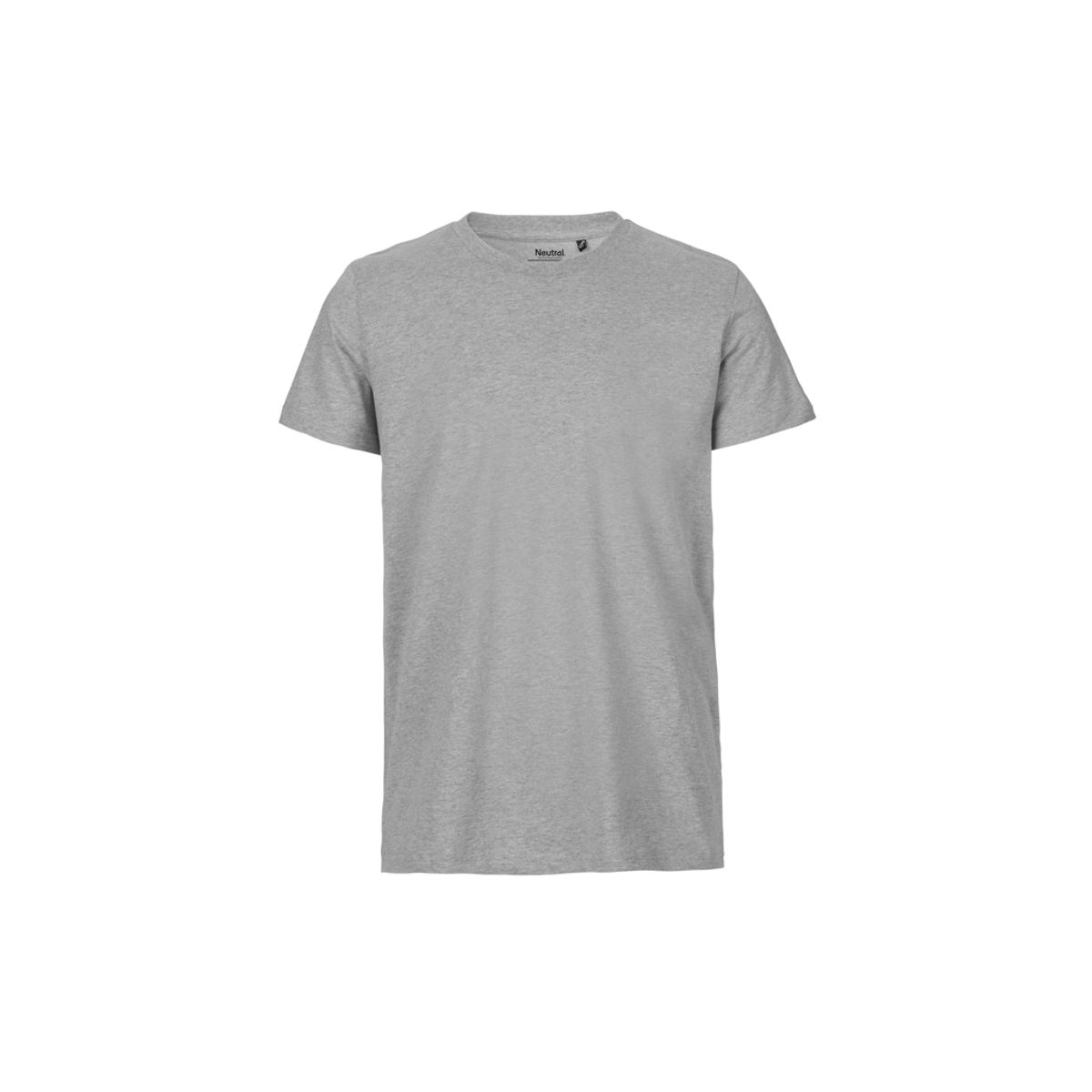 Herre Fit T-shirt Neutral O61001 str. L grå