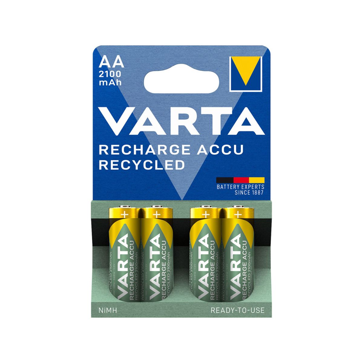 Batteri Varta Genopladelig AA 2100 mAh 4 stk