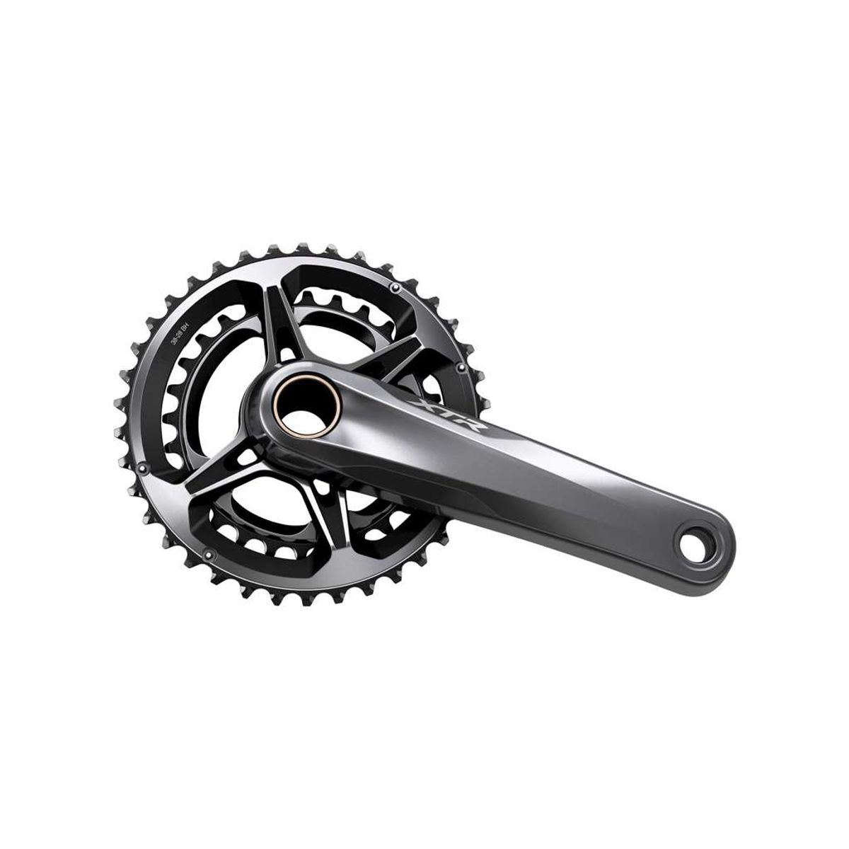 Shimano XTR- Kranksæt FC-M9120-2 175mm pedalarme - Uden klinger - Qfactor 168mm