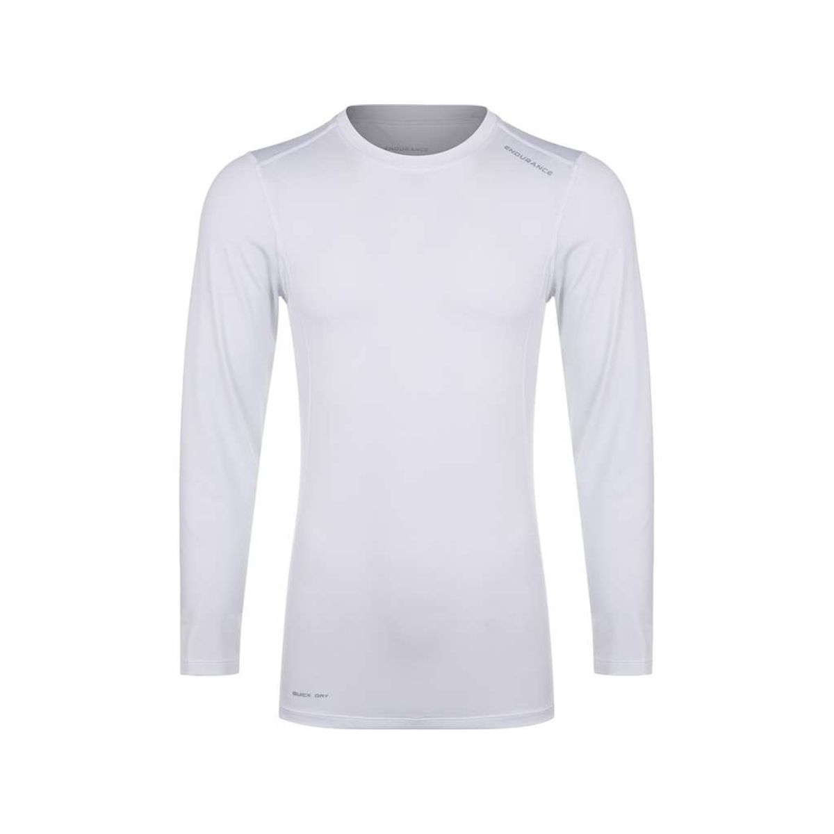 Endurance Power - T-shirt m. lange ærmer - Herre - White - Str. S