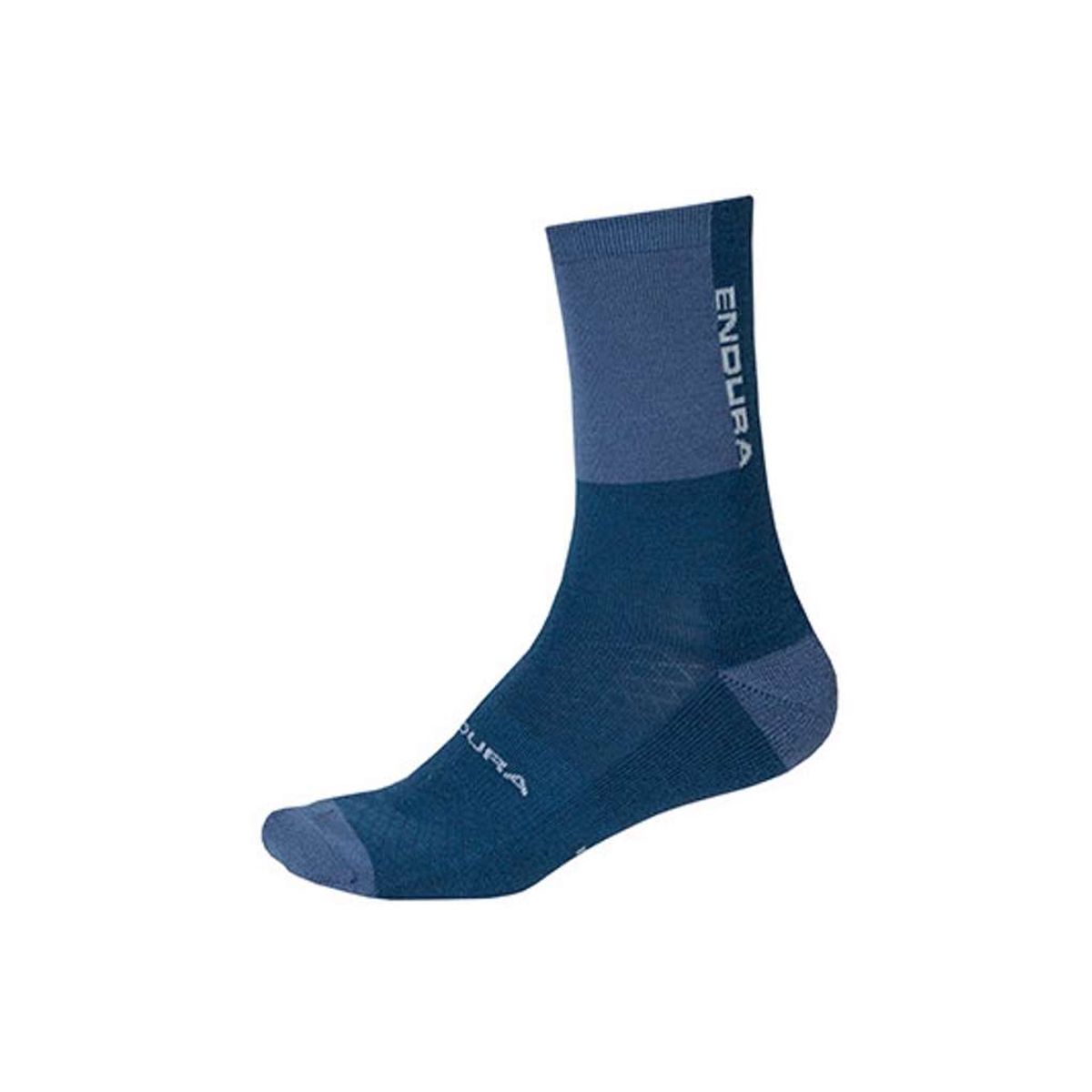 Endura BaaBaa - Merino Winter Sock - Cykelstrømper - Blå - Str. S-M