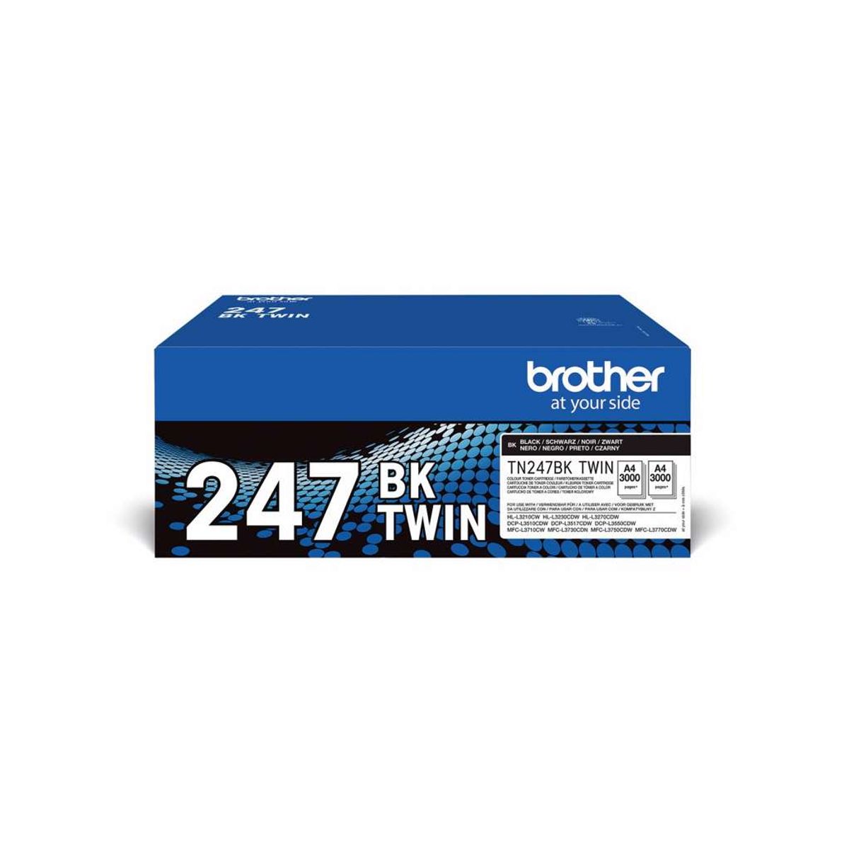 Brother Toner Tn-247bktwin Sort Twinpack