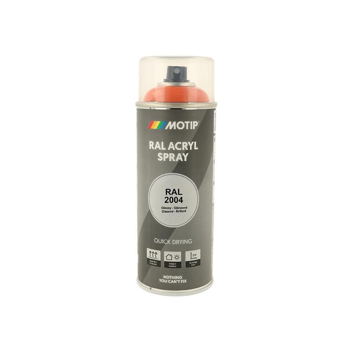 Motip - Ral 2004 - Lak - High gloss pure orange