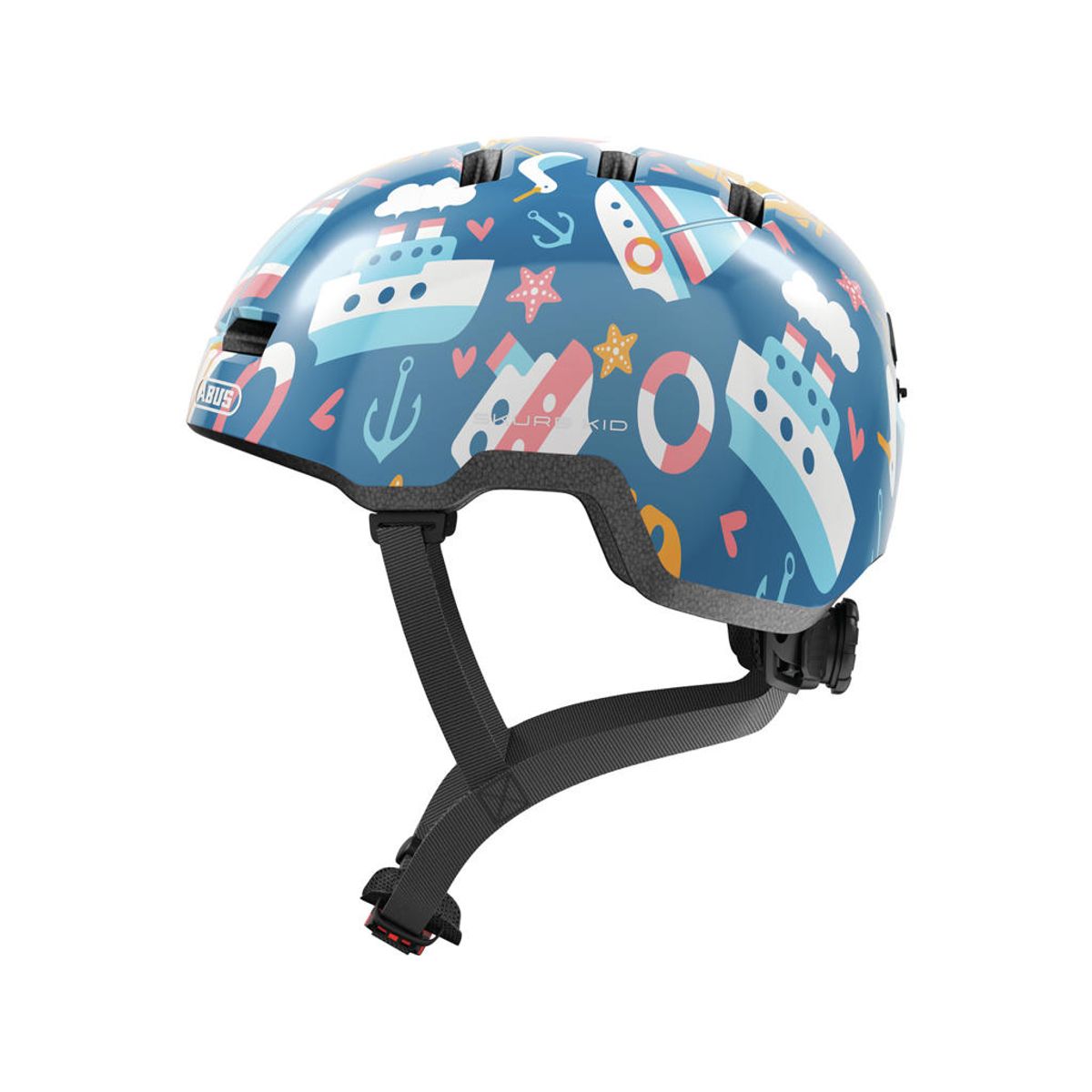 Abus Skurb Kid - Cykelhjelm til børn - Str. 50-55 cm - Blue sailor