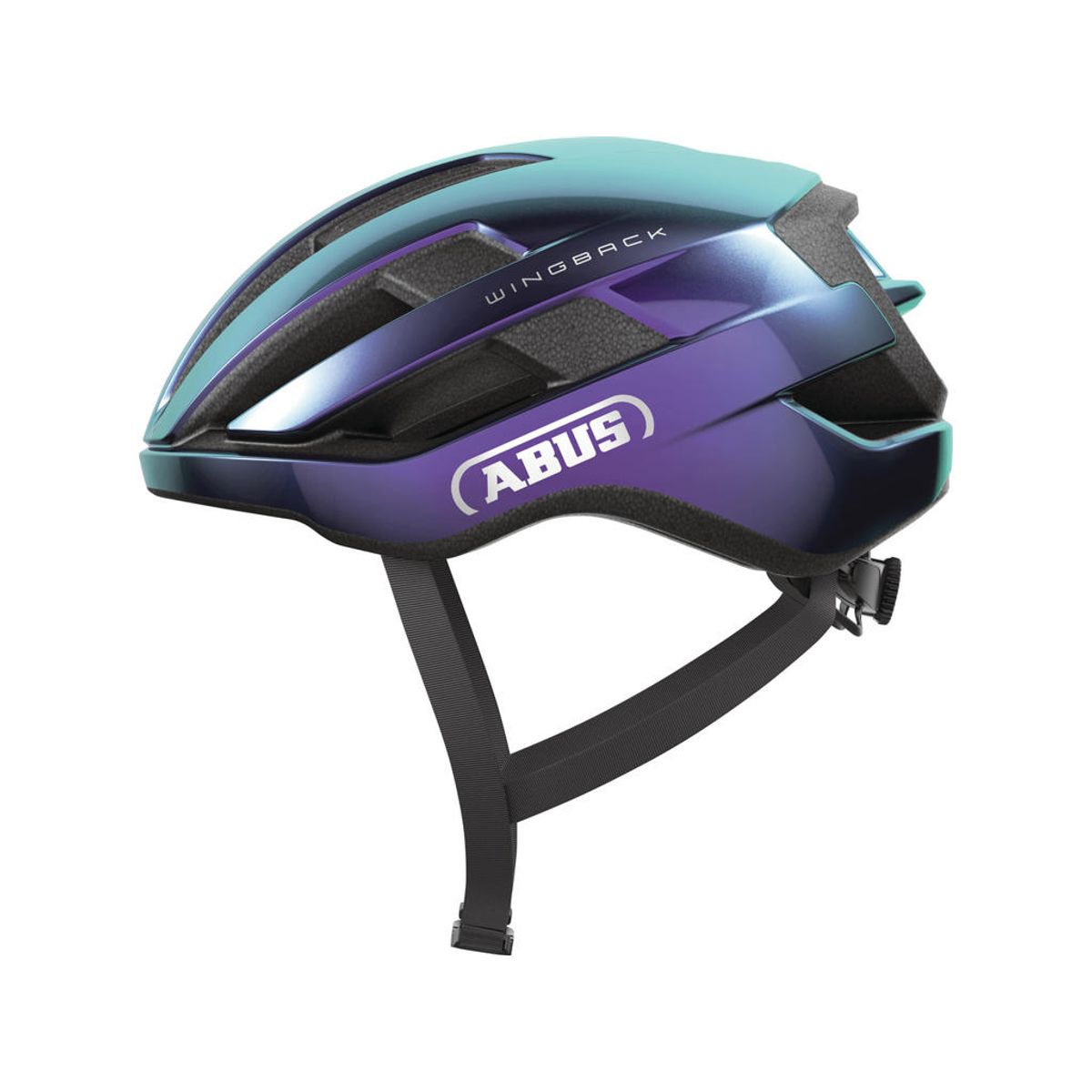 Abus WingBack - Cykelhjelm - Str. 57-61 cm - Flip flop purple