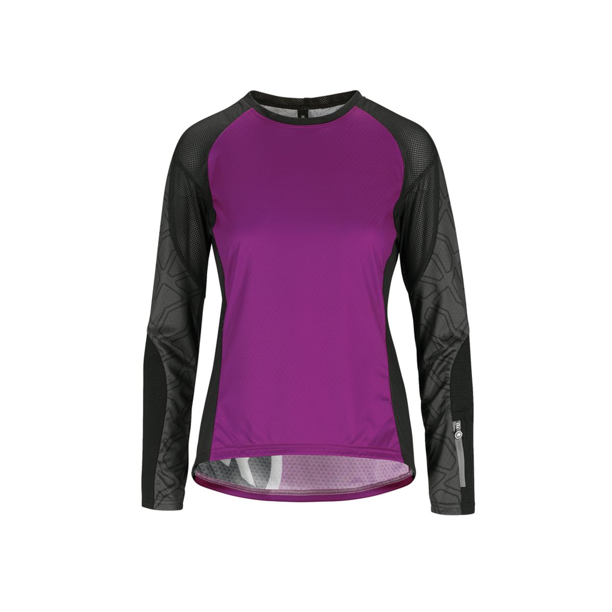 Assos Trail Womens Jersey - Dame MTB cykeltrøje med lange ærmer - Lilla - Str. M