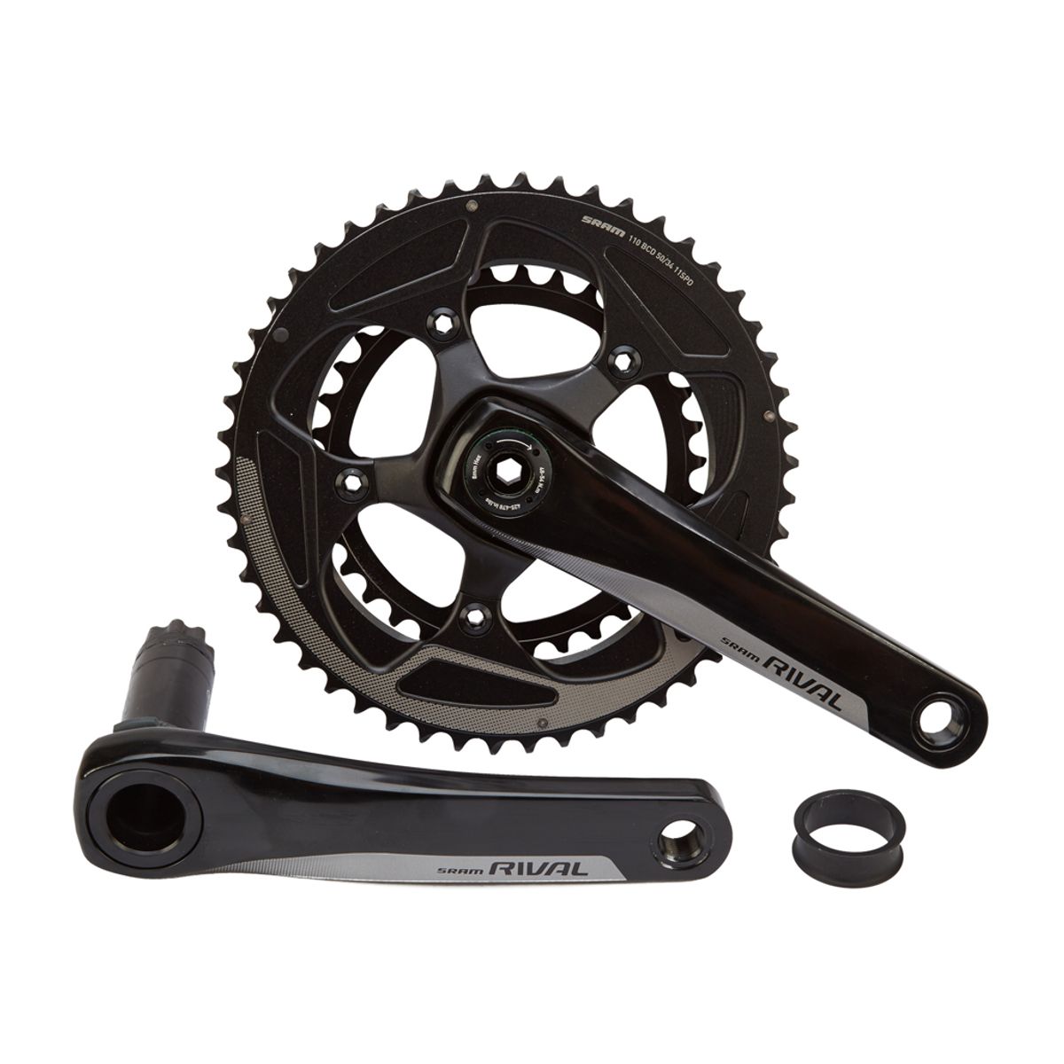 Sram Rival 22 - Kranksæt - 50/34T - BB30 - 172,5 mm - 2 x 11 gear