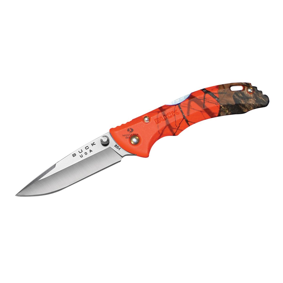 Buck Bantam BBW - Foldekniv - 7,0 cm blad - Mossy Oak Blaze Orange Camo