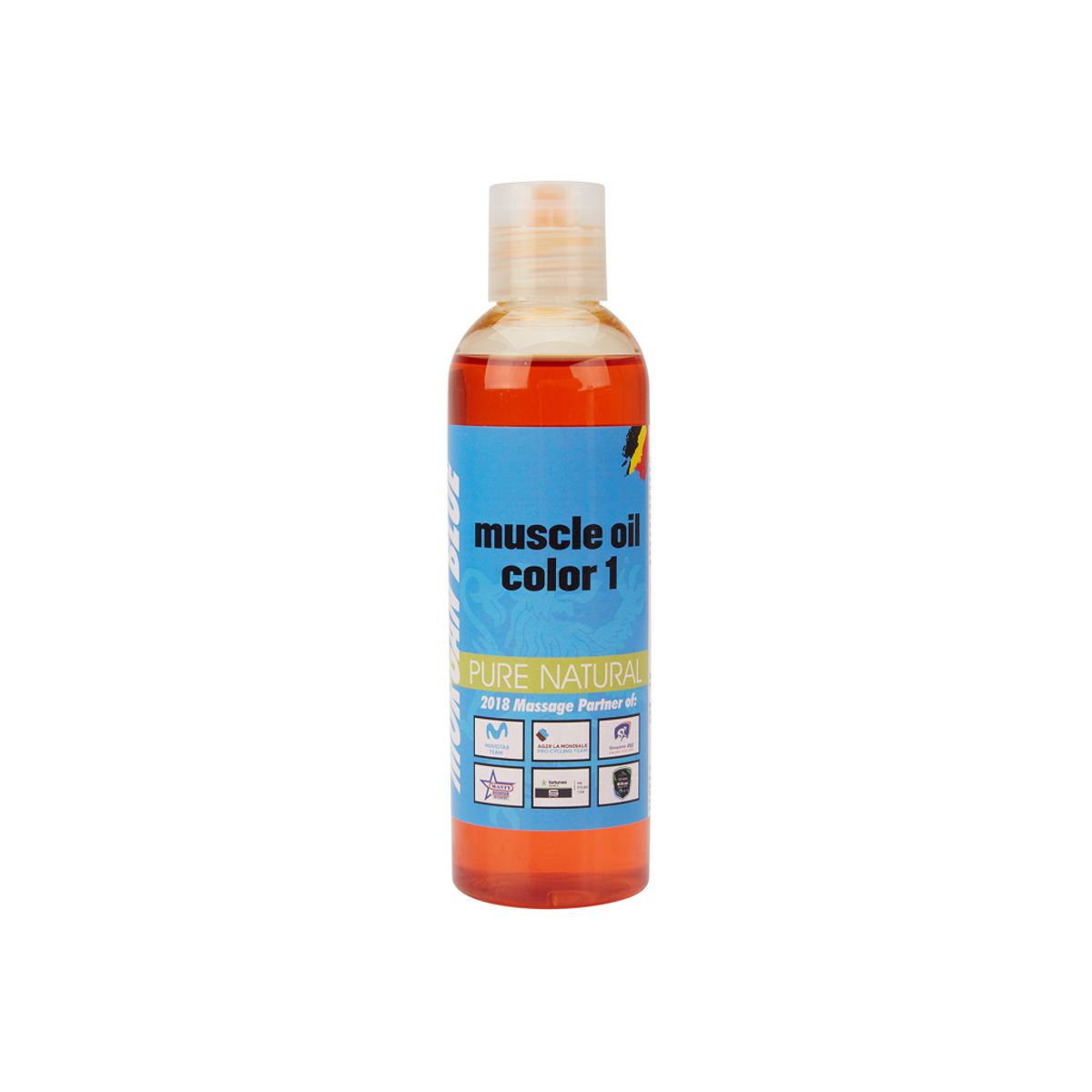 Morgan Blue Muscle oil 1 - 200 ml. -Olie med farve sommer