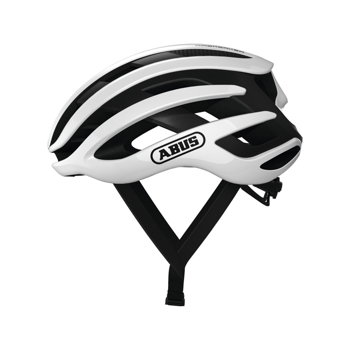 Abus AirBreaker - Cykelhjelm - Hvid - Str. 58-62cm