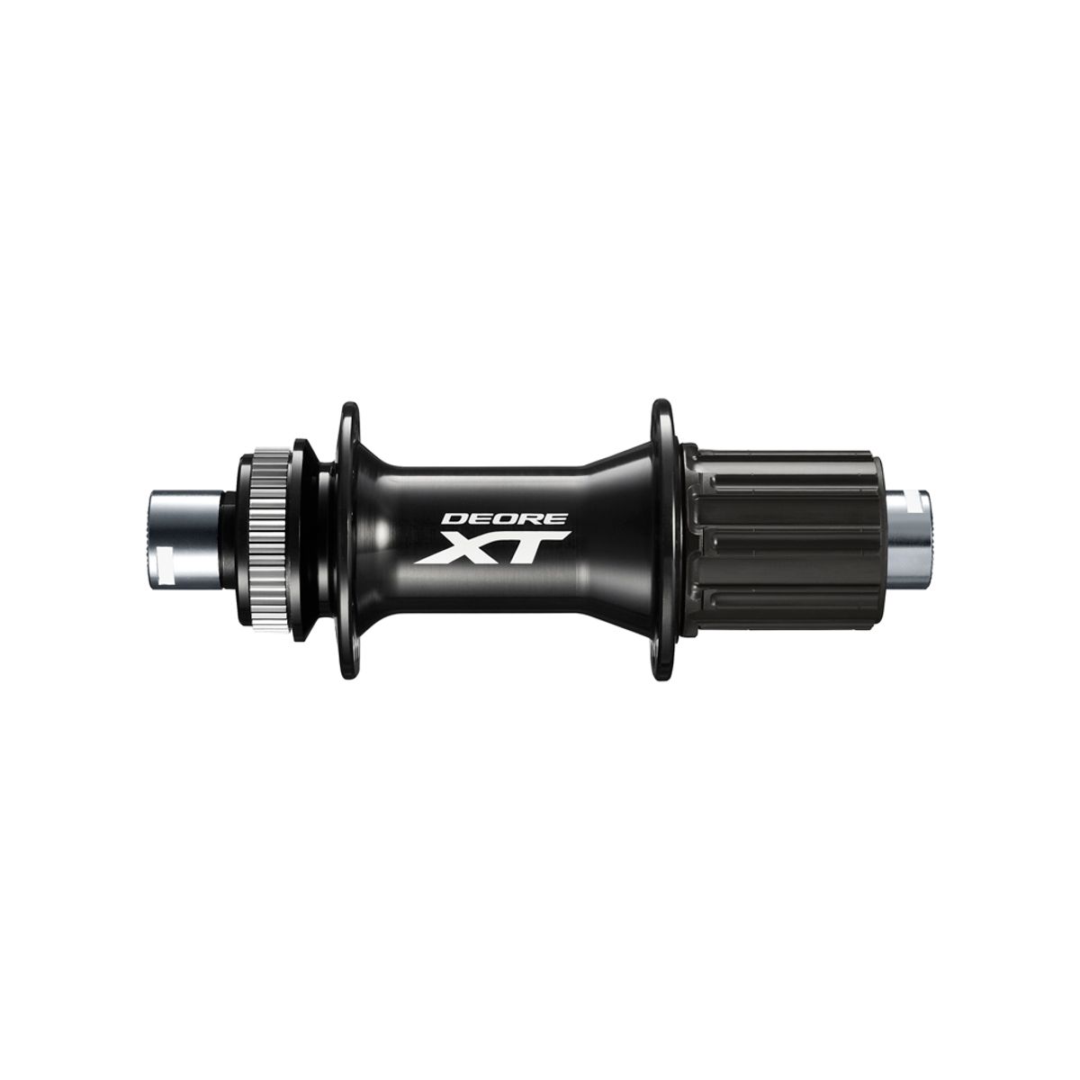 Shimano XT - Bagnav E-Thru Boost - FH-M8010 - Disk center lock - Sort - Til 32 eger