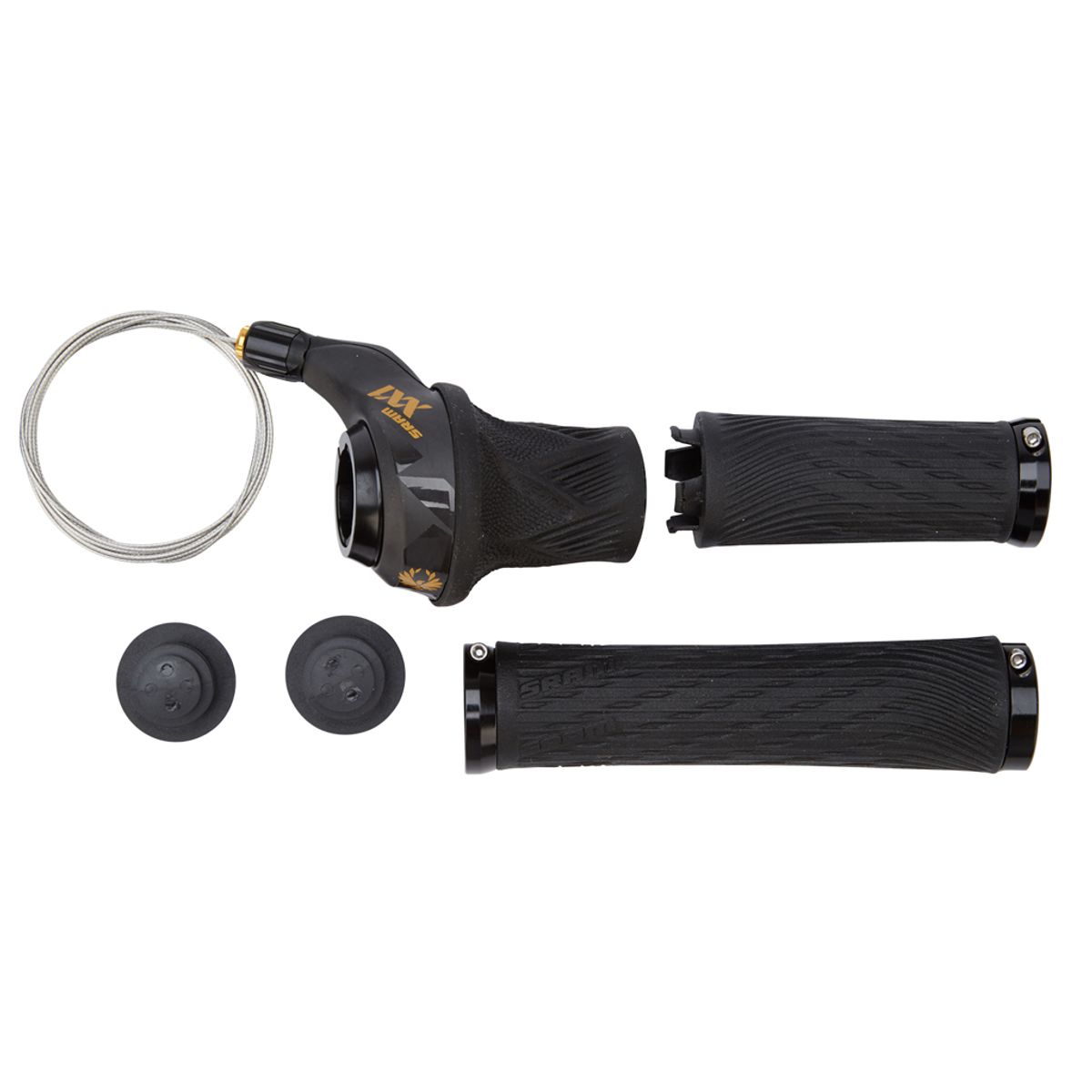 Sram Eagle XX1 - Grip Shift - 12 gear - Sort/guld