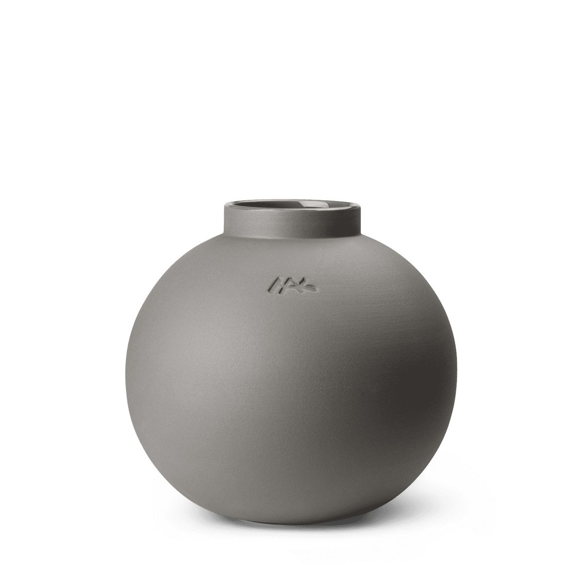 Kähler - Globo Vase H20 cm grå