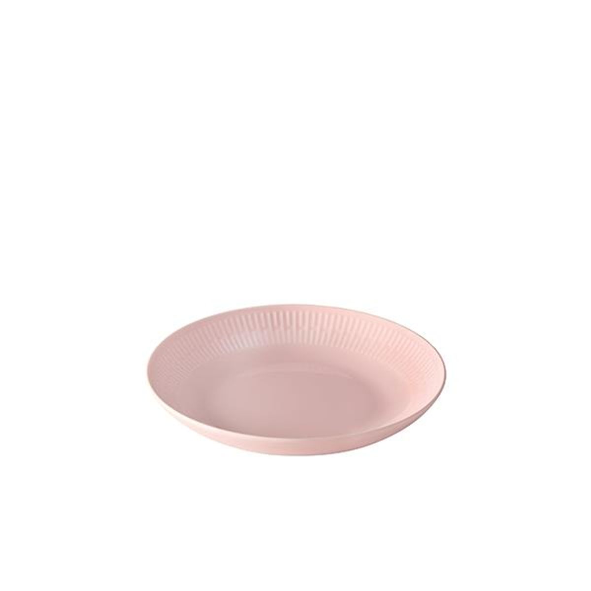 Aida - Suppetallerken relief rosa 1 stk. 22 cm