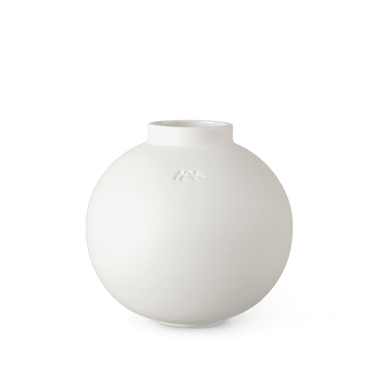 Kähler - Globo Vase H20 cm hvid