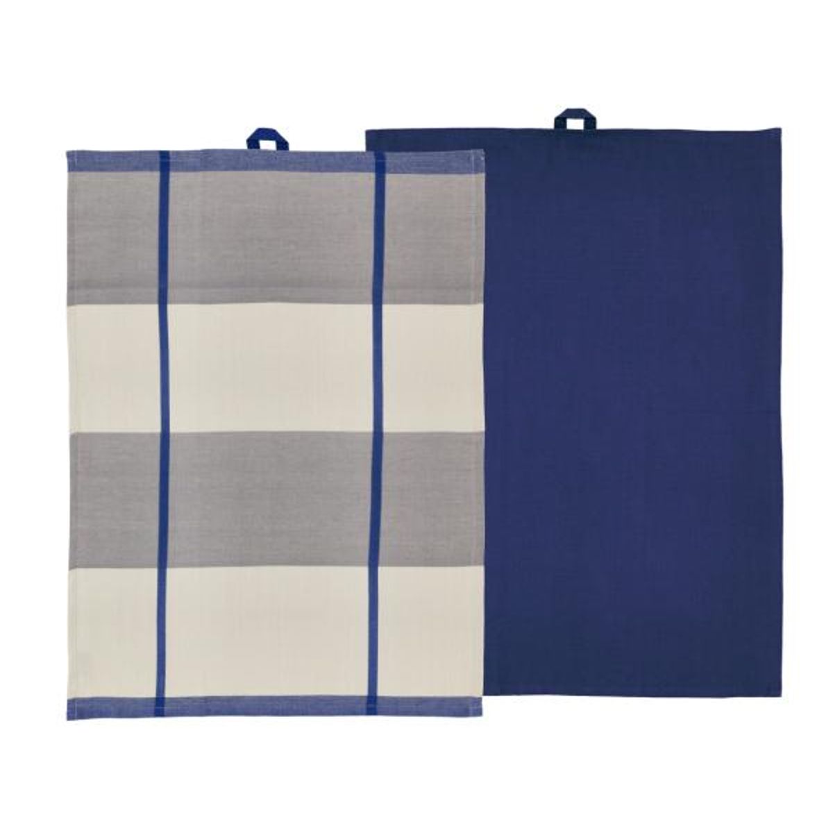 Södahl - Blocks Viskestykke 50 x 70 cm 2 stk. Royal Blue