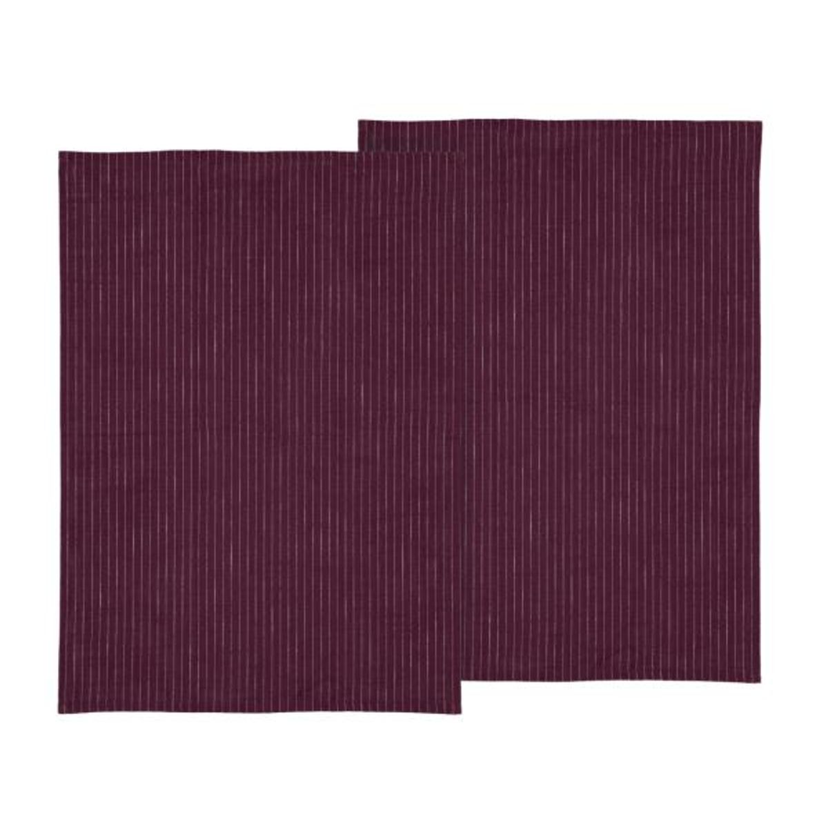 Södahl - organic Line Viskestykke 50 x 70 cm 2 stk. Purple