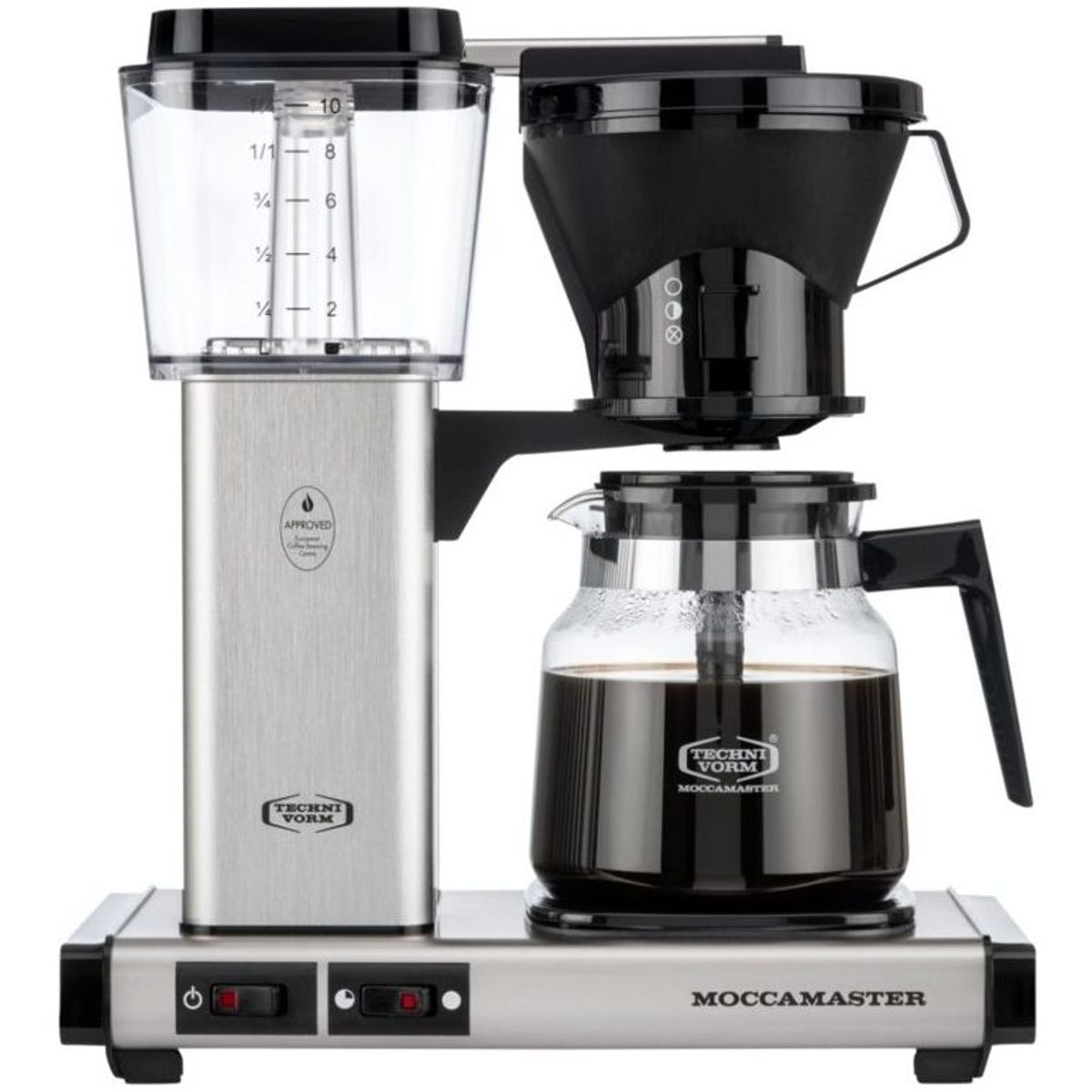 Moccamaster Kaffemaskine Manual Brushed Steel