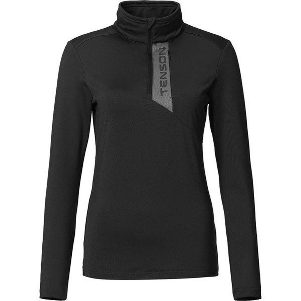 Tenson | Naida Midlayer | Dame (Størrelse: 38, Farve: Sort)