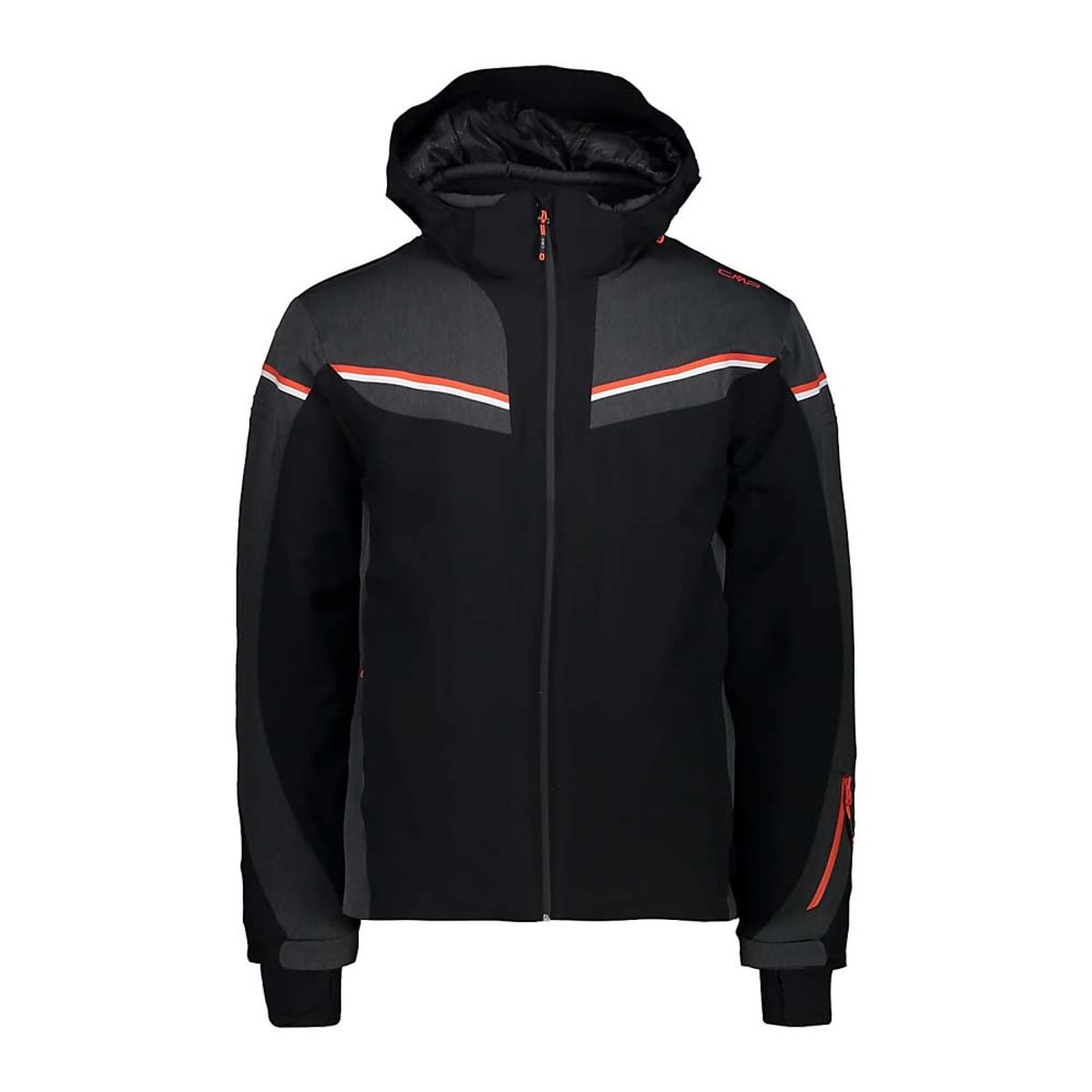 Cmp Zip Jacket Herre Skijakke (Farve: Sort, Størrelse: 56/xxl)